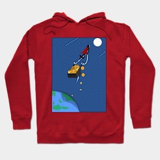 bitcoin to the moon Hoodie